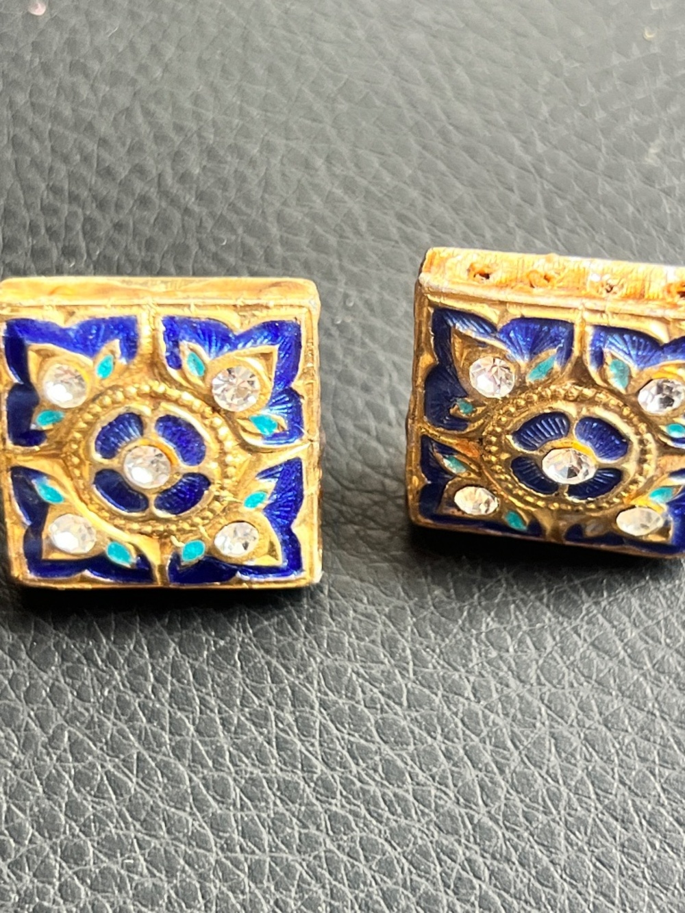 Indian, Middle Eastern Tribal, Beads, Vintage. Handmade Reversible - Picture 7 of 8